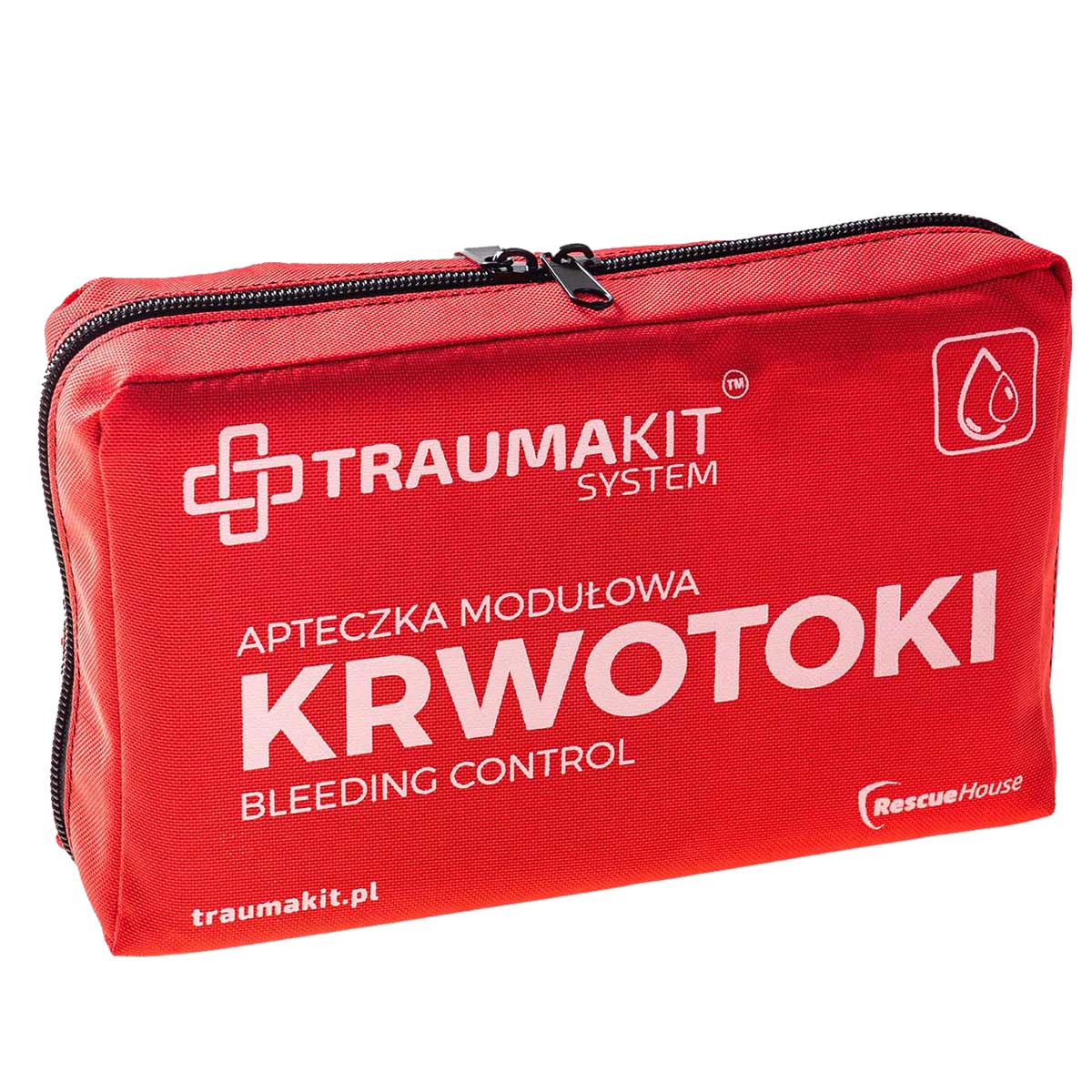 Apteczka modułowa AedMax Trauma Kit K - Krwotoki - czarna staza
